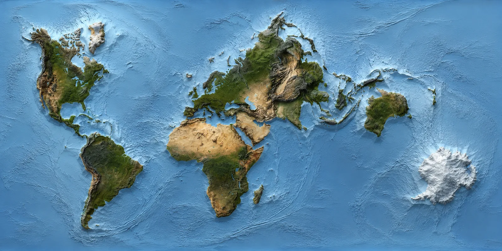Mosaic-23 Relleu — mapa amb relleu topogràfic